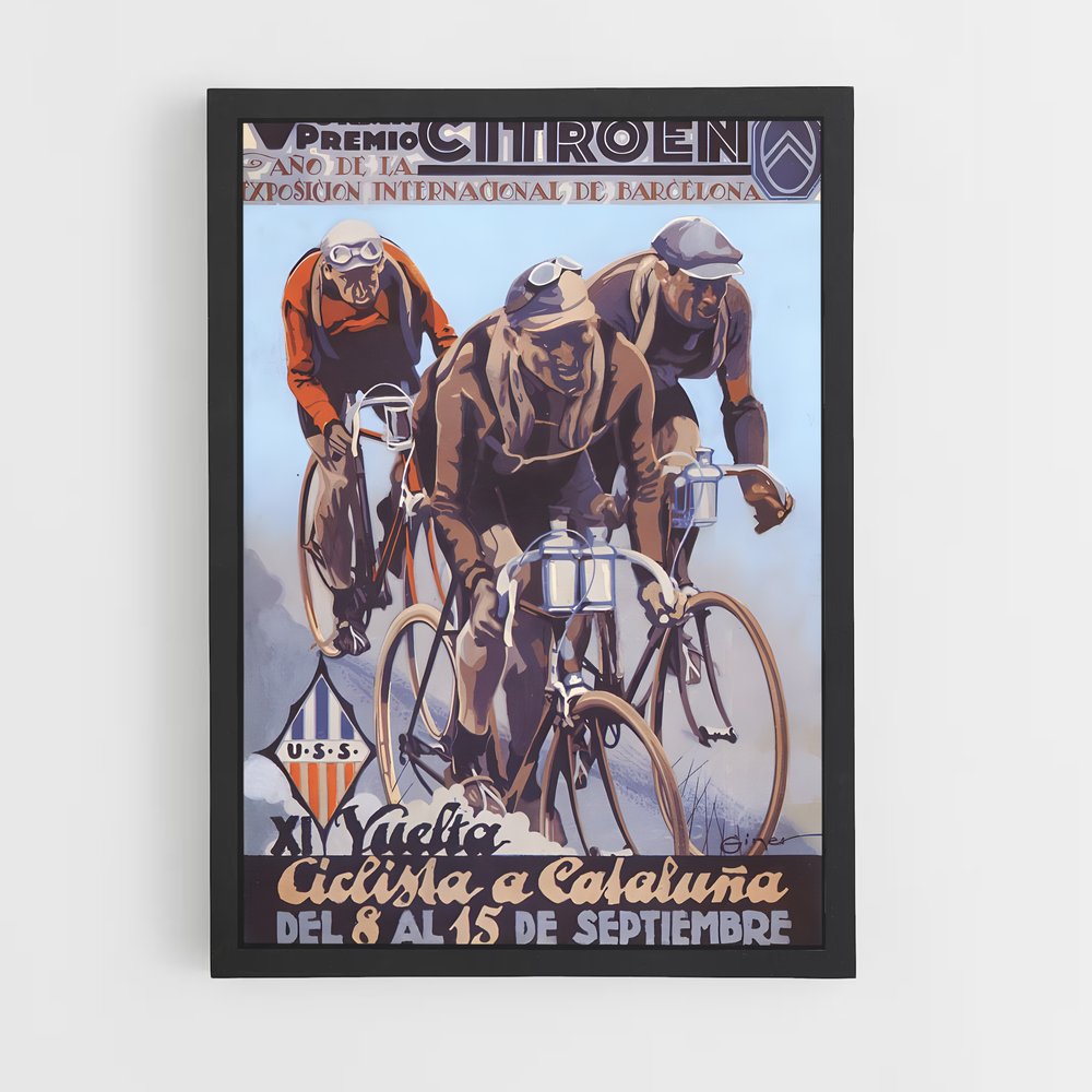 Poster Pédales en Fête – affiche Cyclisme (vue 2)